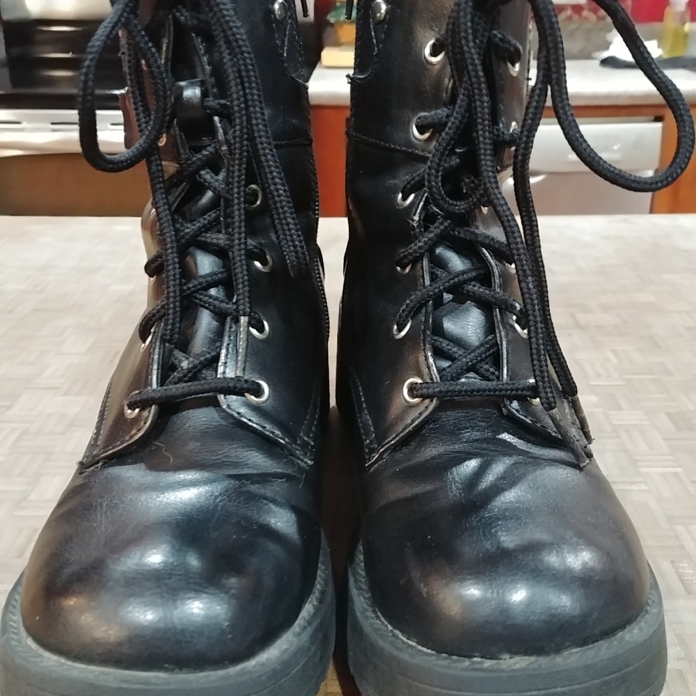 Black boots
